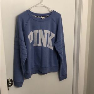 PINK cropped hoodie sz Large
